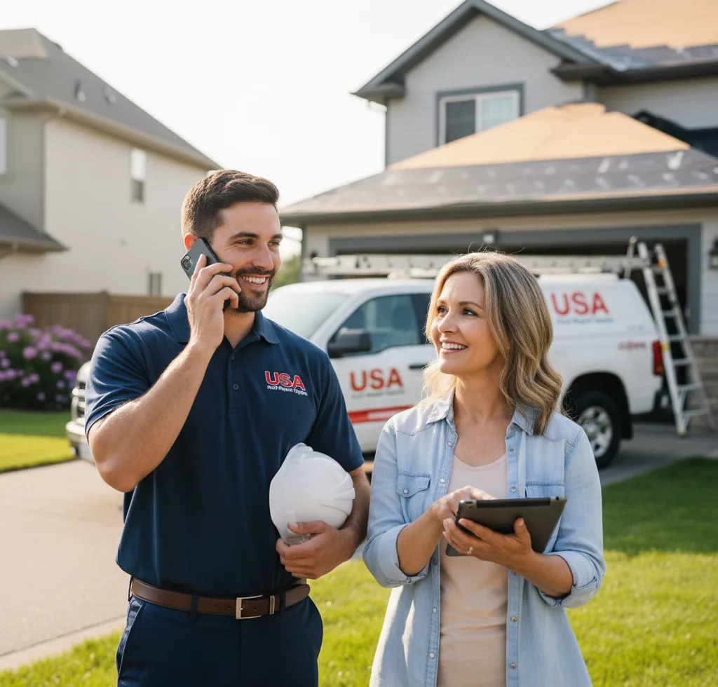 USA Roof Repair Experts customer support in Indianapolis